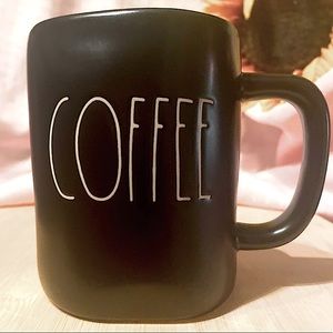 Rae Dunn Black White Coffee Mug Magenta Collection Artisan Collection NWT